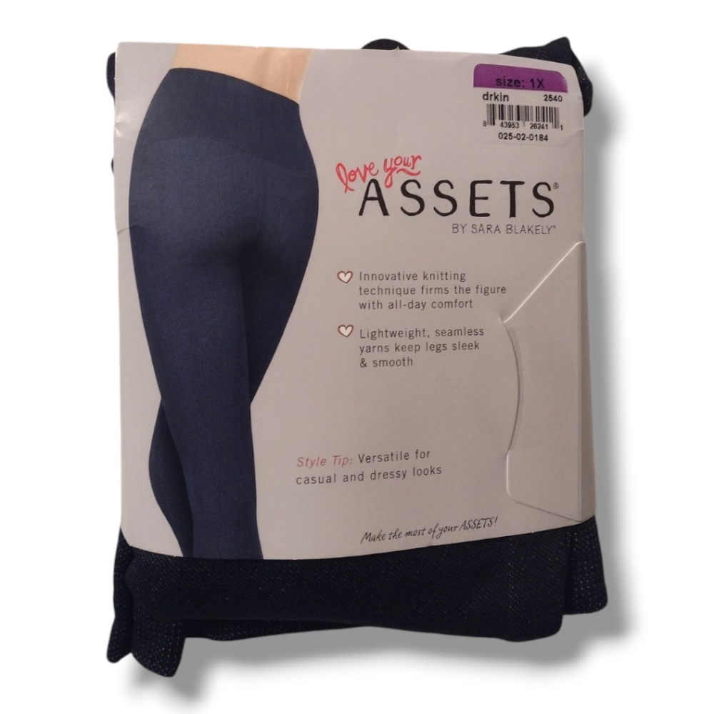 Assets By Spanx Seamless Leggings Denim Wash